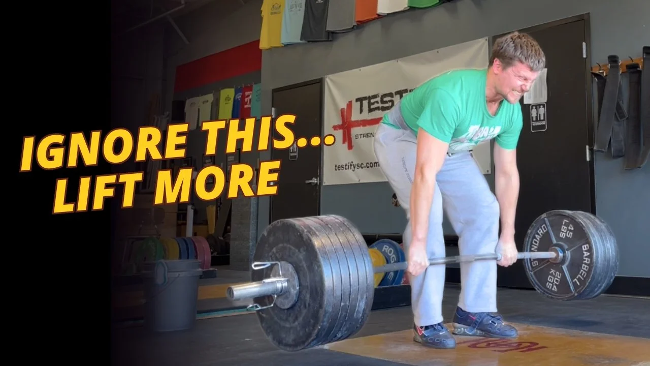 The Deadlift: Use Your Lats . . . But DON'T Think About Them